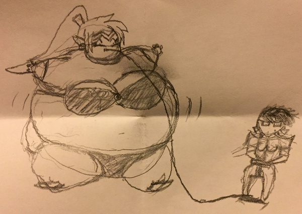 Bayonetta inflates Shantae