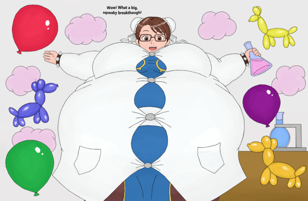 Balloon Science Chun Li