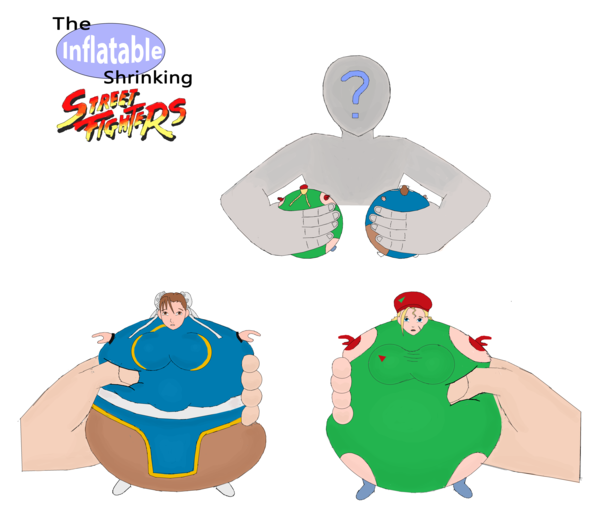 Inflatable Shrinking Street Fighters