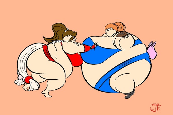 Mai vs Kasumi Sumo Match