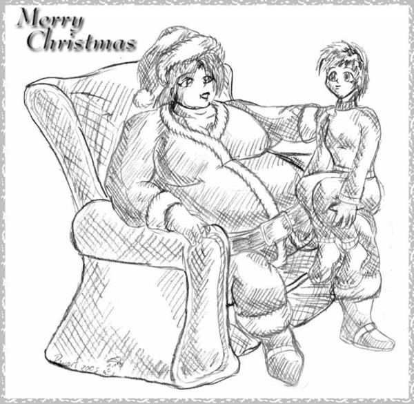 Merry Christmas  BBW Card