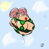 c balloon princess balloon