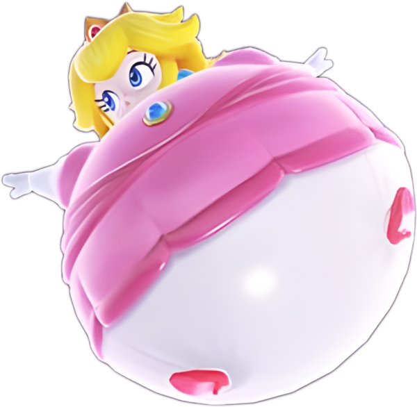 Super Mario Bros. Wonder - Balloon Princess Peach official render